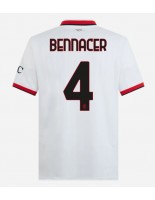 AC Milan Ismael Bennacer #4 Vieraspaita 2024-25 Lyhythihainen